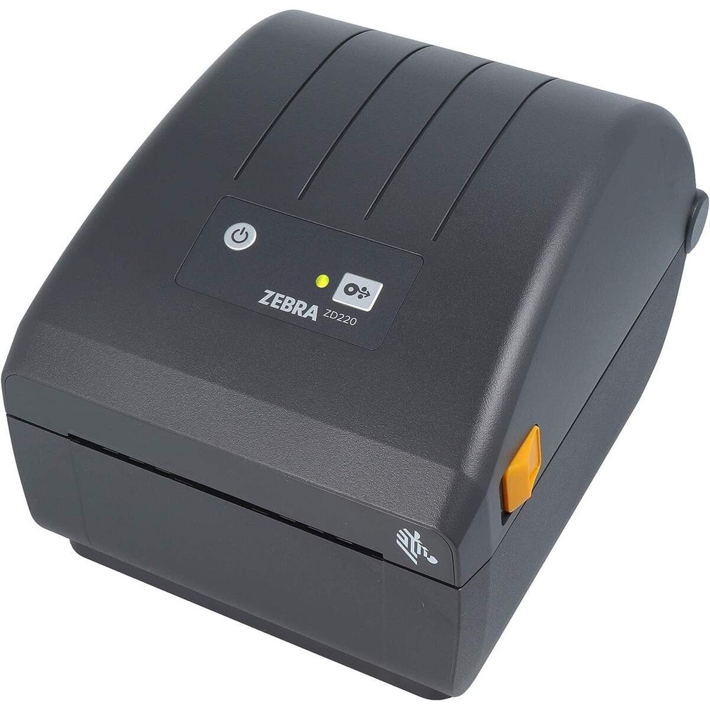 Zebra ZD220  imprimante d'etiquettes, thermique direct, largeur max Etiquette 104 mm, 8 pts/mm (203 dpi), vitesse (max.): 127 mm/s, USB  émulation: EPLII, ZPLII, XML,