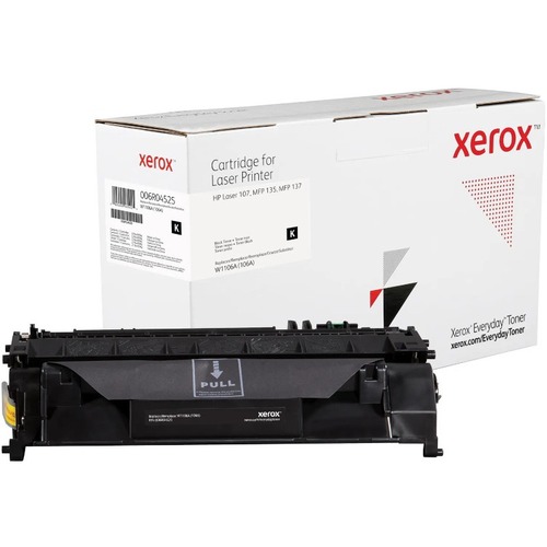 Xerox Everyday Toner Black cartridge equivalent to HP 106A for use in HP Laser 107 MFP 135 MFP 137