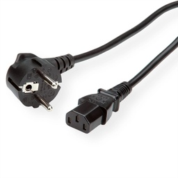 [19.99.1018] Roline-Value 19.99.1018 Power Cable, straight IEC 1.8m