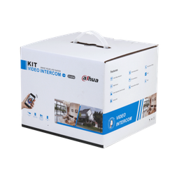 Dahua KTX01 Kit portier vidéo -2 fils/48V avec moniteur 7&quot; WiFi microSD -1 platine de rue 1x Bouton 2MP grand angle 160° - montage saillie ou encastré