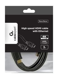 [CC-HDMI4L-10] Gembird High speed HDMI cable with Ethernet  3 m